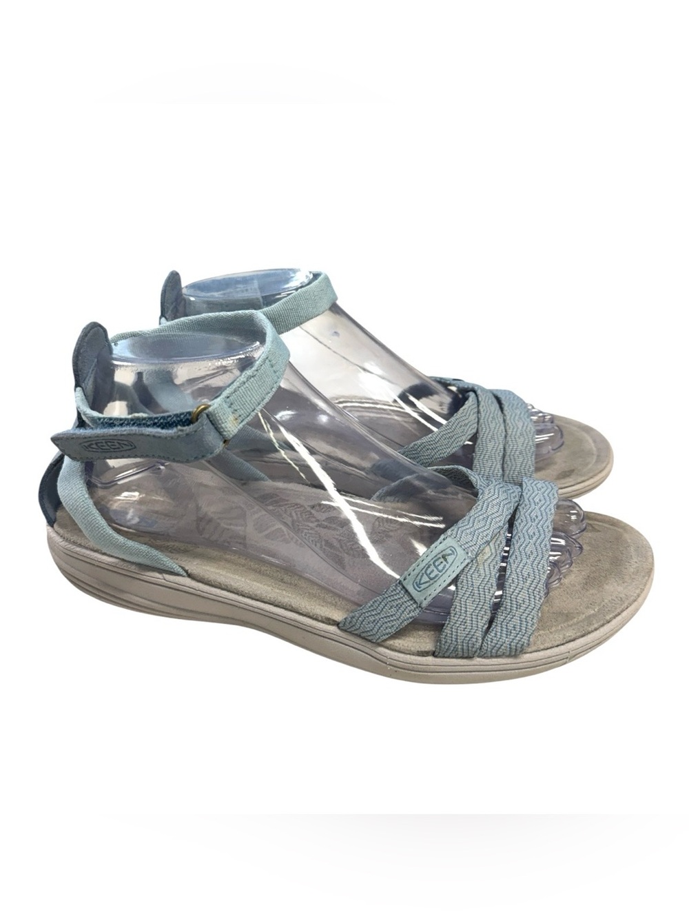 KEEN Women's Light Blue/Tan Strappy Sandals Women’s Size 9